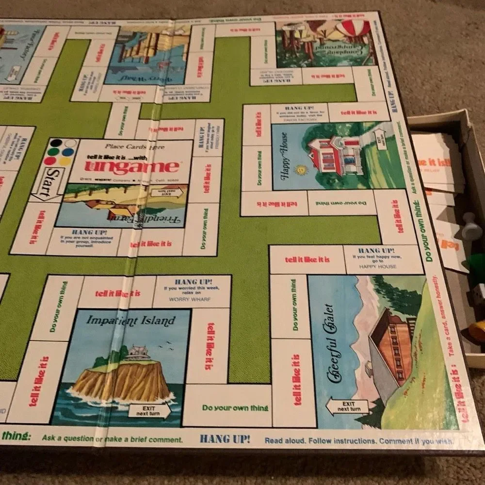 Ungame 1975 Vintage Christian Version Board Game